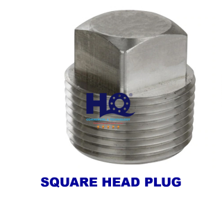 Square head plug 3000# ASME B16.11 ANSI A105