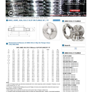 Mặt bích Rỗng SOP FF / SORF