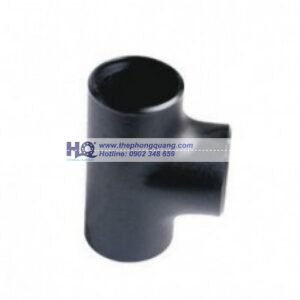 Hình ảnh tê thép hàn SCH80 tiêu chuẩn ASTM A234 WPB màu đen của thương hiệu