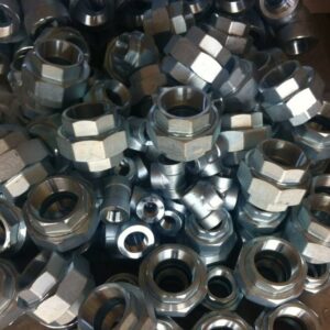 Hình ảnh thực tế khớp nối ren union mạ kẽm thương hiệu Hồng Quang số lượng
