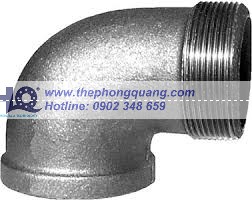 Co điều ren 90 độ mạ kẽm Hồng Quang, phụ kiện ống thép tráng kẽm, bền