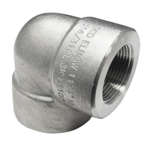 Co ren 90 do inox 316/316L Class 3000 thuong hieu Hong Quang, size 1 1/2 inch,