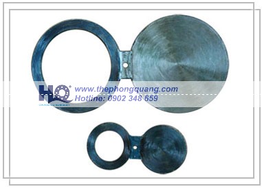 R413_spectacle-blind-flange-ANSI-3 Mặt bích mù hình số 8 (Spectacle Blind Flange) bằng thép đen, sản phẩm của Hồng