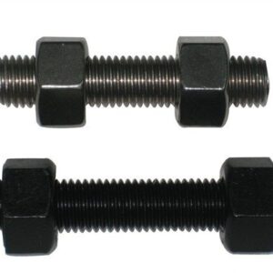 Ảnh hai bộ stud bolt Hồng Quang và đai ốc lục giác tiêu chuẩn ASTM A193