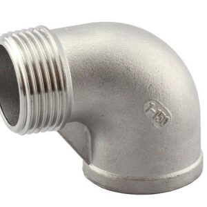 Co điều ren 90 độ inox 304 316 Class 150 ren ngoài, phụ kiện ống công