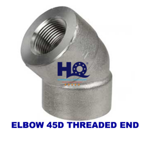 Cút ren 45 độ - Hình ảnh cút nối ren 45 độ bằng vật liệu inox