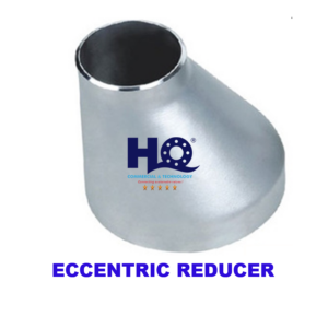 Hình ảnh phụ kiện giảm lệch tâm (eccentric reducer) bằng inox, tiêu chuẩn ANSI B16.9, chất