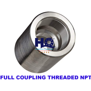 Full coupling ren NPT inox 3000LB đúc rèn dùng cho hệ thống đường ống công nghiệp,
