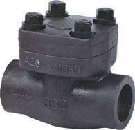 Van một chiều thép rèn Hồng Quang, vật liệu ASTM A105, áp lực Class 800, size