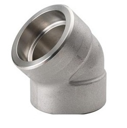 Cút hàn lồng 45 độ Hồng Quang, vật liệu inox 304, áp lực Class 3000#, sản