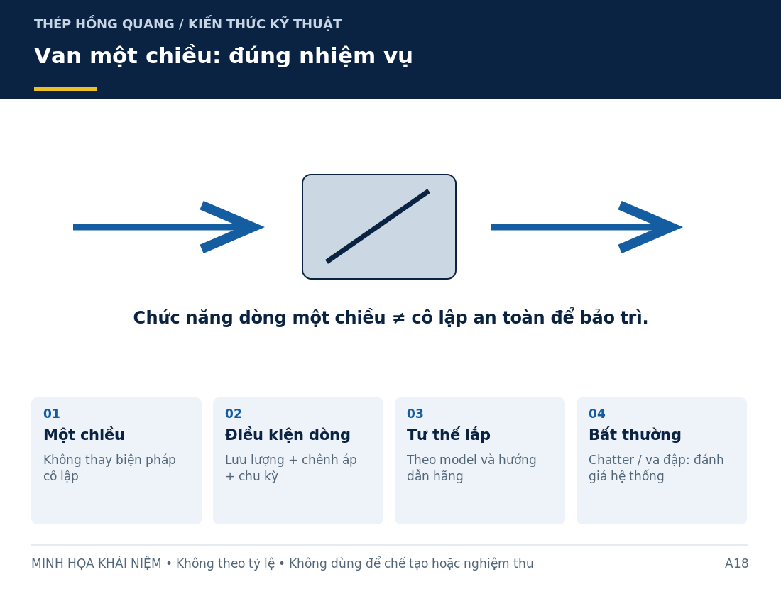 Van một chiều: đúng nhiệm vụ: sơ đồ nhận diện và các thông tin cần làm rõ khi mua hàng.