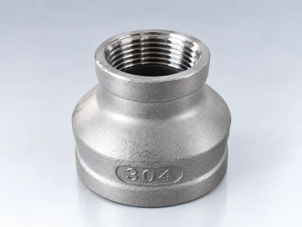 Bầu giảm ren inox - thép mạ kẽm Thép Hồng Quang