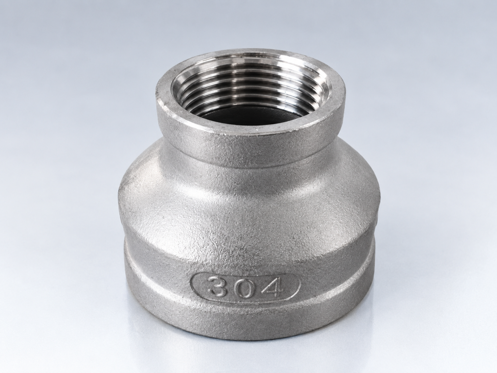 Bầu giảm ren inox - thép mạ kẽm Thép Hồng Quang
