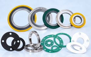 Gioăng làm kín mặt bích gioăng chì xoắn cao su không amiang PTFE Thép Hồng Quang