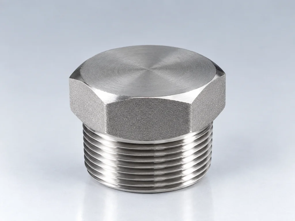 Nút bịt ren inox - thép mạ kẽm áp lực cao Thép Hồng Quang