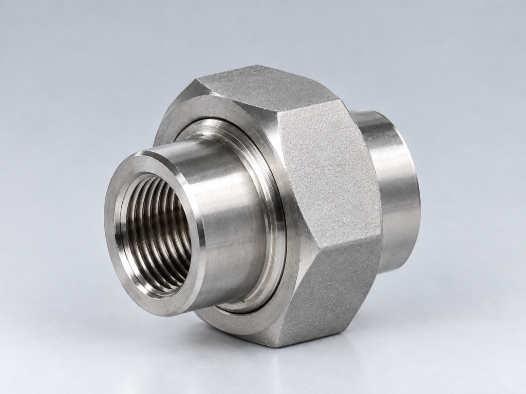 Rắc co ren inox - thép mạ kẽm áp lực cao Thép Hồng Quang