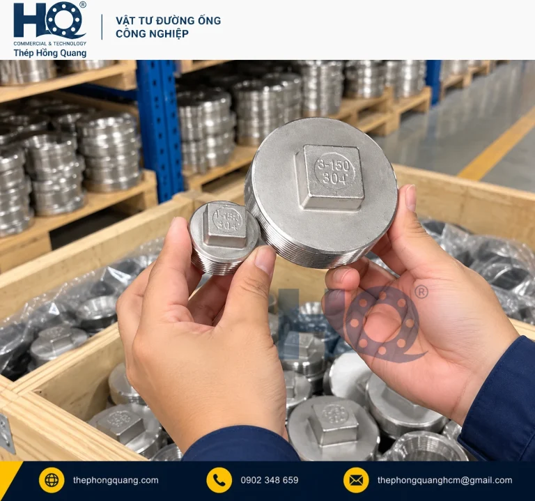 Phụ kiện bịt đầu ống — so sánh mặt ngoài — Hồng Quang